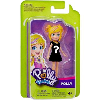 Boneca Polly Cachorrinho Pocket Pack Closet Giratório Mattel