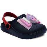 Babuche Infantil Cupcake 19ao36 Sandalia Menina Leve 12.103 Cor:preto,tamanho:19/20