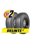 Kit 2 Pneus Delinte Aro 15c 205/70r15c Dv2 106/104s 8pr