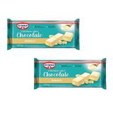 2un Cobertura Barra Chocolate Branco 1,01kg - Dr. Oetker