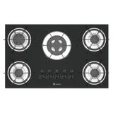 Cooktop 5 Bocas Venax Sognare Tripla Chama Preto Gas GLP