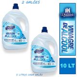 2 Vinagre De Álcool Castelo De Limpeza E Bactericida 6% Acidez 5l