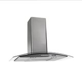 Coifa Vidro Curvo Inox Duto Slim 70cm 220v Nardelli