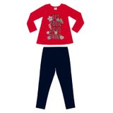 Conjunto Infantil Feminino Shine Select Vermelho 8