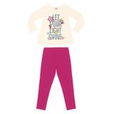 Conjunto Infantil Feminino Shine Select Bege 6