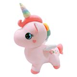 Pelucia Infantil Amigos Do Coracao Unicornio Grande Dm Toys