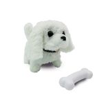 Pelucia Interativa Playfull Pets Cachorrinho Branco Toyng