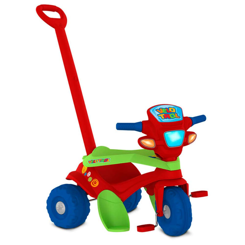 Triciclo Infantil Bandeirante Vermelho e Azul 678 - Carrefour