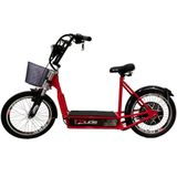 Patinete Eletrico Eko20 Cestinha 800w Lithium Vermelho Duos Bike