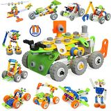 11-em-1 Stem Toys Building Blocks -175 Pcs Construção Bu