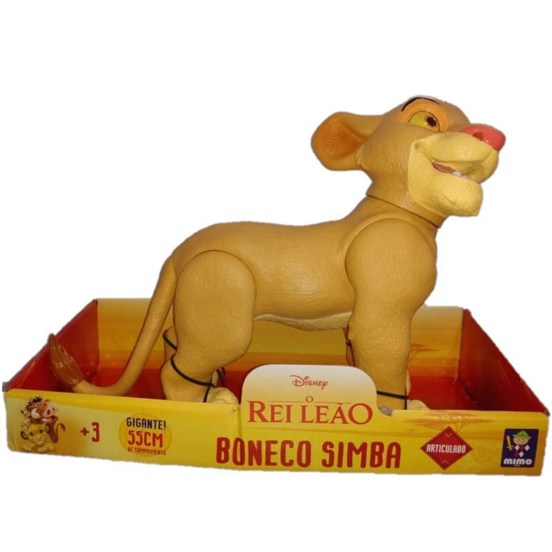 Boneco Simba Gigante 55 Cm Articulado O Rei Leão Mimo - Carrefour