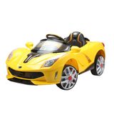 Carro Elétrico Luxo C Controle Remoto 12V Amarelo Bel Brink