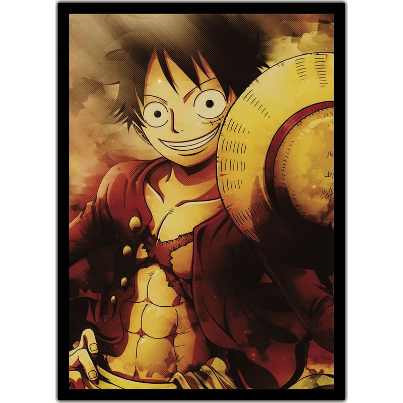 Quadro Decorativo Dragon Ball Goku Desenho Com Moldura G01