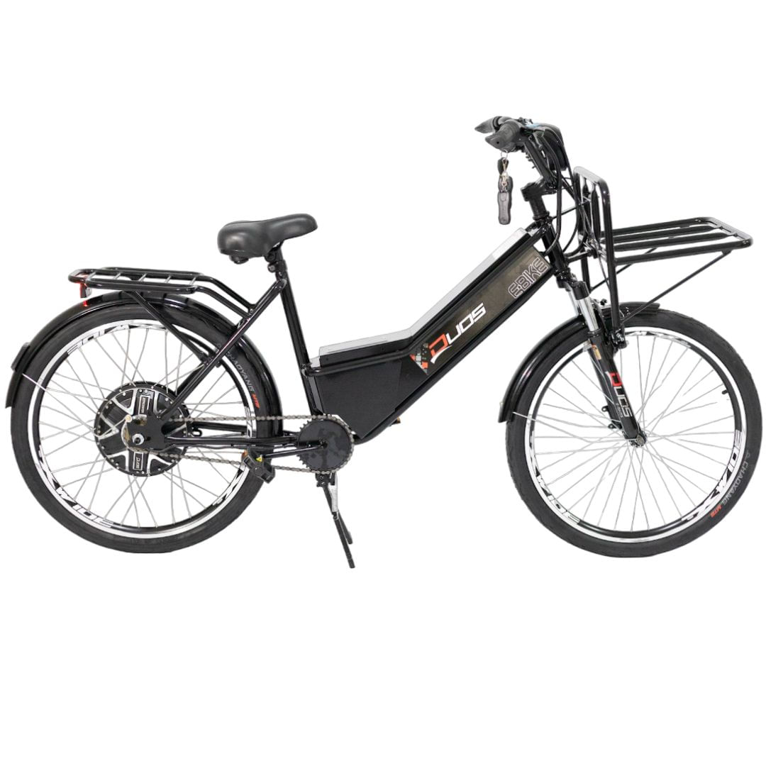 Menor preço em Bicicleta Elétrica Cargo 800W 48V 12Ah Aro 26 Preta