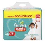 Fralda Pampers Pants Ajuste Total Tamanho Xxg Com 78 Fraldas Descartáveis