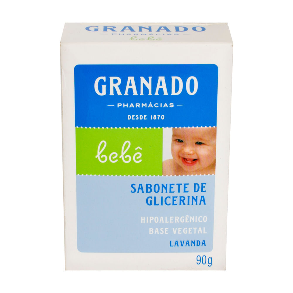 Sabonete Infantil Granado Bebê Lavanda Com 90g