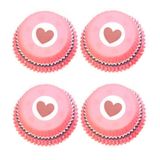 300 Pcs Baking Mofo Base, Suporte De Papel De Bolo Colorido,