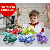 Dinossauro Car Press And Go Toddler Toys Pull Back Veículos Fo