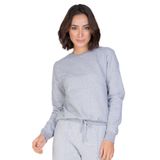 Blusão Feminino Básico Select Cinza M