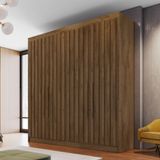 Guarda Roupa Casal 4 Portas 3 Gavetas Potente Móveis Europa