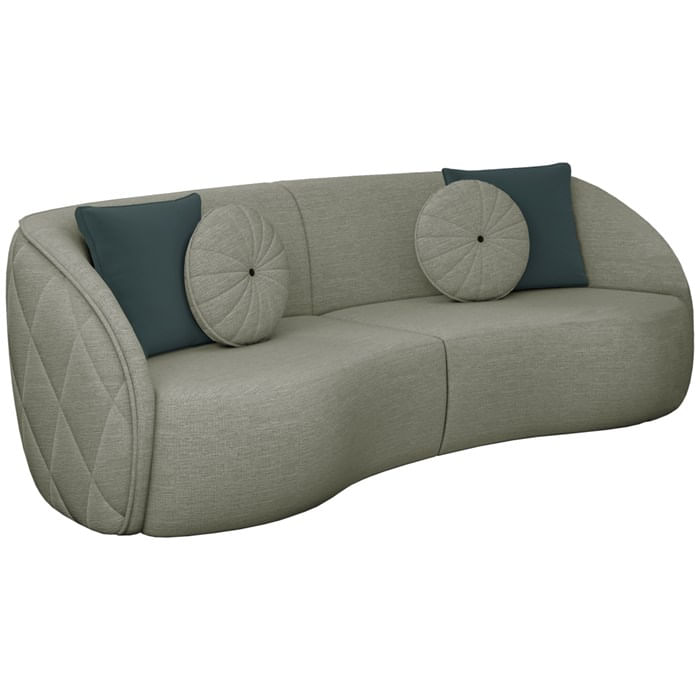 Sofa 4 Lugares 288 Cm Passion Linho Tce 1026 Moll