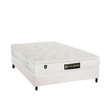 Cama Box Casal Colchao Molas Luckspuma Masterpocket Ensacadas Lucksfaction Plus Base Crc Courano White 138x188