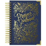 Diário De Oração Para Mulheres Um Jornal Da Bíblia Cristã Inspiradora, Caderno De Oração &amp; Devocional (premium Gold Spiral-bound Hardcover)