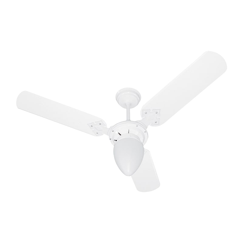 Ventilador De Teto Venti-delta New Delta Light Com 3 Pás Branco - 127v - Único