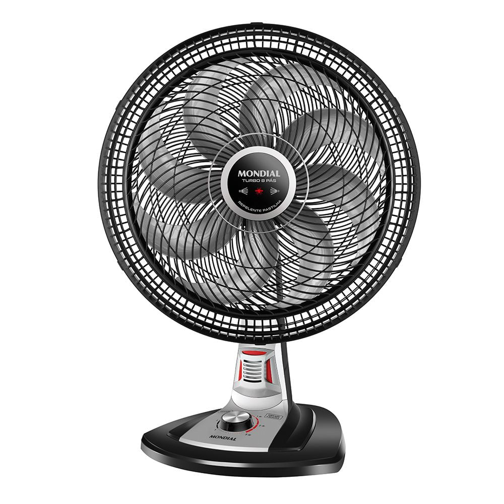 Ventilador De Mesa Mondial Turbo 8 Pás 40 Cm Repelente Pastilha Vtx-40-8p-rp