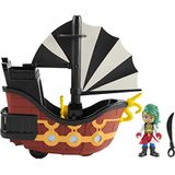 Brinquedo Calamar Pirata E Figura Bonnie Bones Da Série Santiago Dos Mares Da Nick Jr. Para Crianças A Partir De 3 Anos