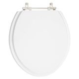Assento Sanitario Poliester Fiori Branco Para Vaso Fiori