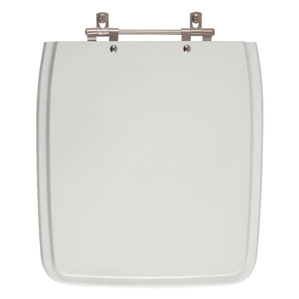 Tampa De Vaso Poliéster Vila Rica Cinza Claro Para Bacia Icasa 6lpf