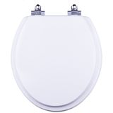 Tampa De Vaso Sanitário Com Amortecedor Convencional Oval Branco Para Bacia Fiori