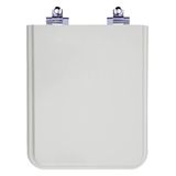 Tampa De Vaso Sanitário Com Amortecedor Square Cinza Platina (cinza Claro) Para Bacia Incepa Cidamar