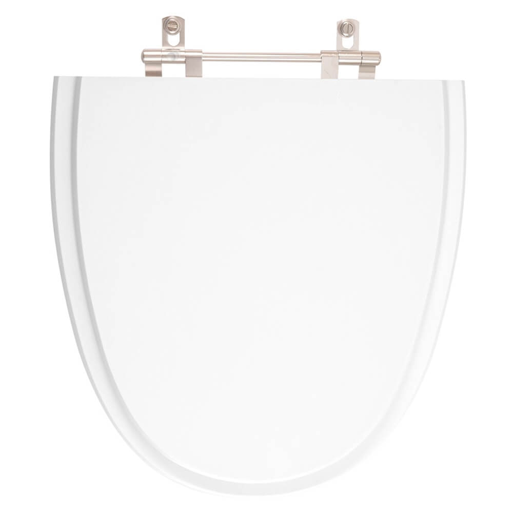 Tampa De Vaso Poliester Up Branco Para Bacia Celite