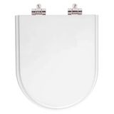 Assento Sanitario Com Amortecedor Carrara Branco Para Vaso Deca