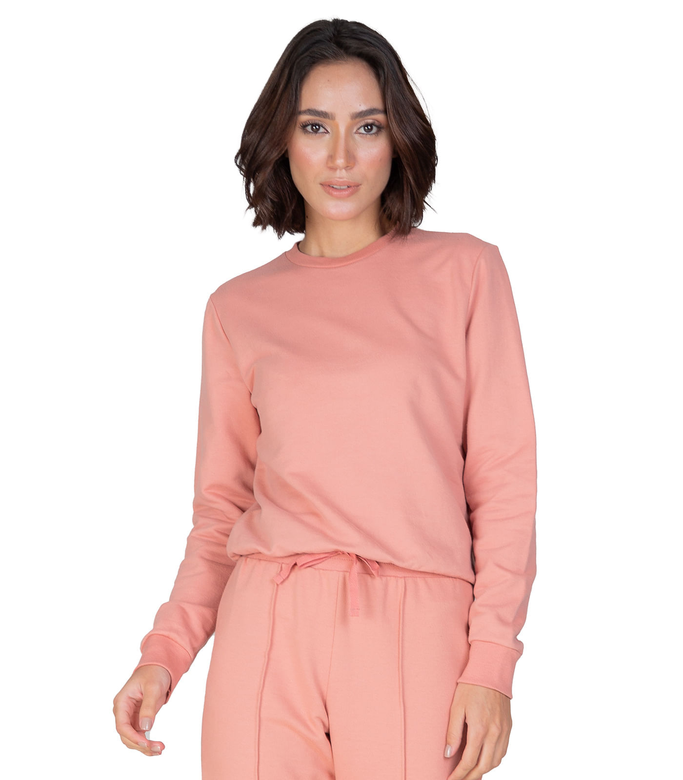 Blusão Feminino Básico Select Rosa Pp