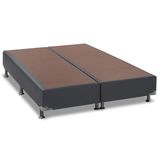 Cama Box Base Universal King Americana Courano Gray (193x203x23) - Ortobom