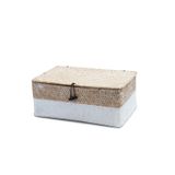 Caixa Organizadora De Seagrass 30cm - Oikos U Branco Unica