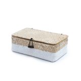 Caixa Organizadora De Seagrass 24cm - Oikos
 U Branco Unica