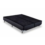 Cama Box Base Universal King Americana Courano Nero Black (193x203x23) - Ortobom