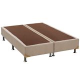 Cama Box Base Universal King Suede Clean (186x198x30) - Ortobom