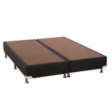 Cama Box Base Universal King Americana Suede Nero Black (186x198x23) - Ortobom