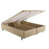 Cama Box Baú Universal Queen Mh1439 Bordado Clean (158x198x35) - Herval