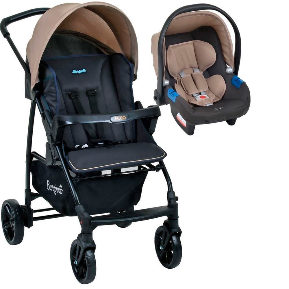 Carrinho De Bebe Travel System Ecco Com Bebê Conforto Touring X Burigotto