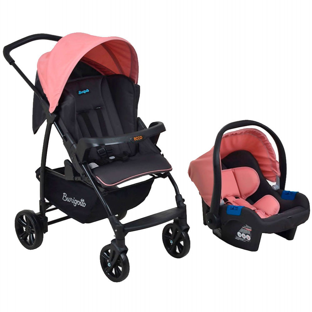 Carrinho De Bebe Travel System Ecco Com Bebê Conforto Touring X Burigotto