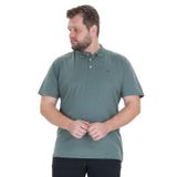 Camisa Polo Masculina Plus Size Mmt Verde Plus G1