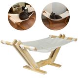 Caminha De Gato Ar15 Sport Madeira Pinos 100% Artesanal Tecido Cru