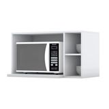 Armário De Cozinha Modulado Essência Para Micro-ondas 80cm Branco - Henn