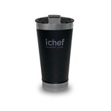 Copo Térmico Com Tampa Smart Cup Ichef 600 Ml - Outlet | Preto